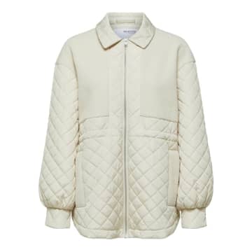 Norma Quilted Teddy Jacket Sandshell