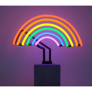 Neonlicht-Regenbogen-Multi