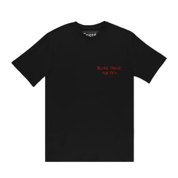T-shirt "blink 2 For S*x" - Black