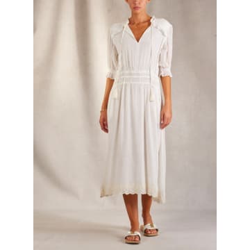 Ines Midi Dress | White