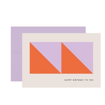 Happy Birthday | A6 Greeting Card & Envelope