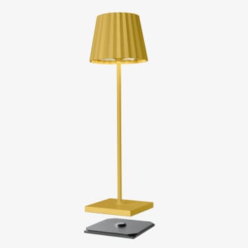 Schnurloser spritziger LED-Gartentisch-Tisch-Troll 2.0 gelb