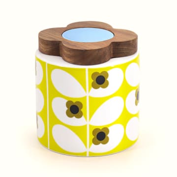 Wild Rose Dandelion Ceramic Storage Jar