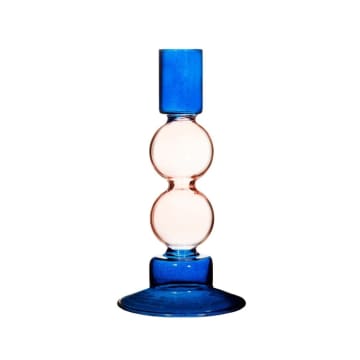 Pink & Blue Bubble Candle Holder