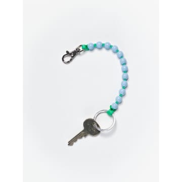 Perlen Keyholder Short Pastel Blue – Green