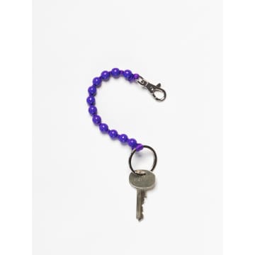 Perlen Keyholder Short Purple