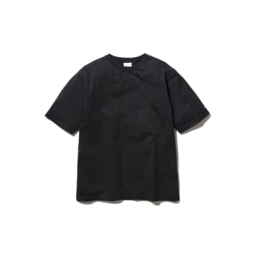 T-shirt lourd de coton recyclé - Noir