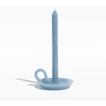 Tallow candle - petrol blue