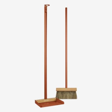 Pallet and brush Long handle 90 cm Clynk Nature - Red Tomato