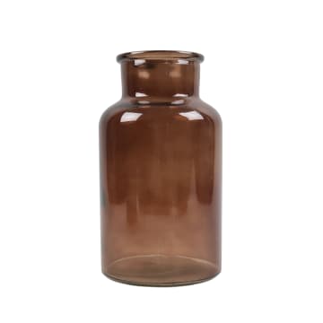 Chestnut Apotheker Glass Vase - Small