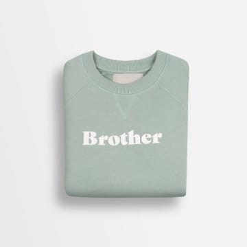 Sage Green 'brother' Children's Sweatshirt
