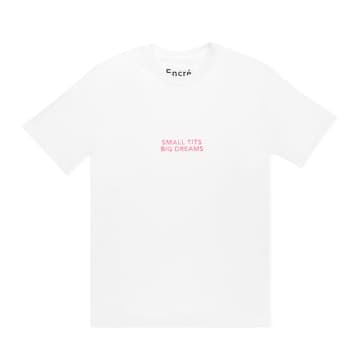T-Shirt "Small Tits Big Dreams" - White