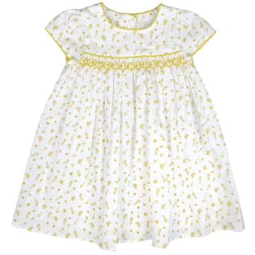 Wild Bees And Floral Smocked Dress