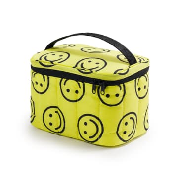 Puffy Lunch Bag - Yellow Happy