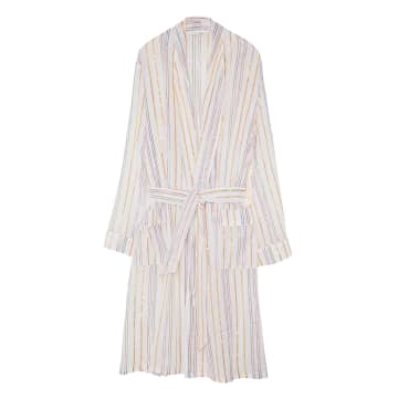 Cotton Lurex Stripe Robe