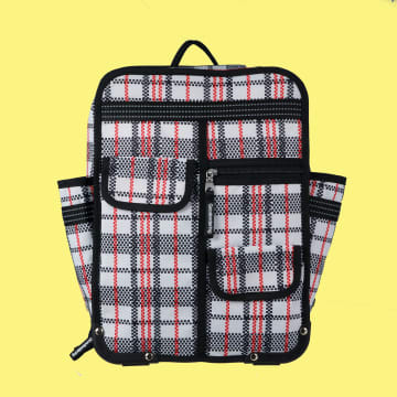 Eco Tartan backpack