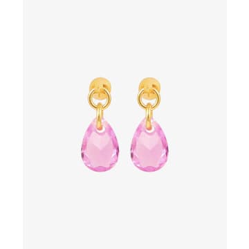 Pink Raindrop Earrings