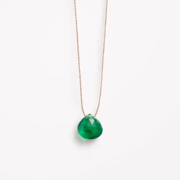 Green Onyx Fine Cord Necklace