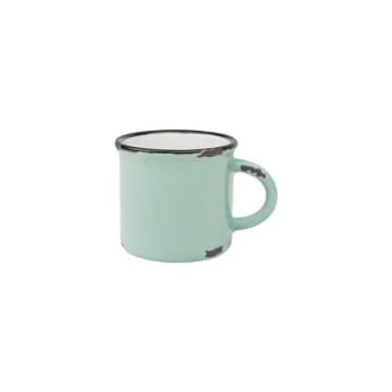 Tinware Espresso Mug in Pea Green (Set of 4)