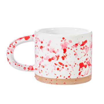 Raspberry Splatter Mug