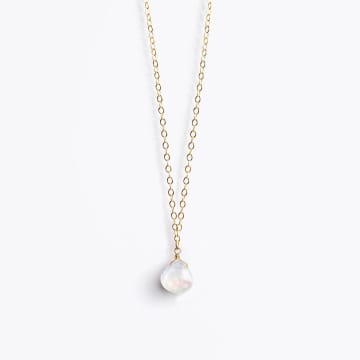 Moonstone Fine Chain Necklace