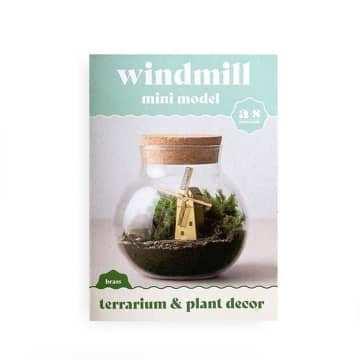 Mini -Modell Windmühle Messing