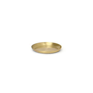 Ferm Living • Small Round Basho Tray In Brass