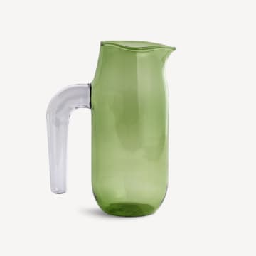 Green Borosilicate Glass Jug L