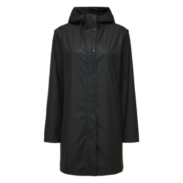 Black Waterproof Rain Jacket Petite
