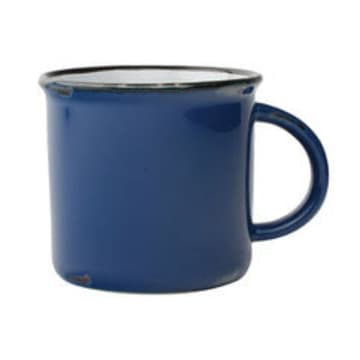Blue Tinware Vintage Inspired Mug