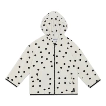 : Polka Spot Polar Fleece Hooded Jacket - Kids