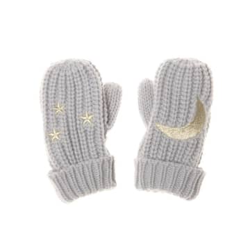 Moonlight tricoted mittens gris