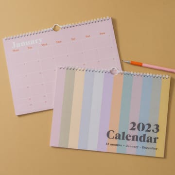 2023 Pastel Minimalist Calendar