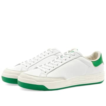 Rod Laver White Green Shoes
