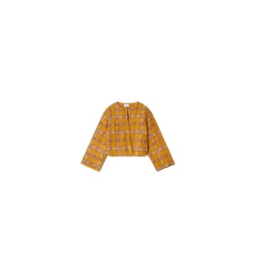Cropped Mustard Jacket From
