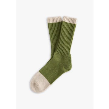 Green Grass Wool Collection Socks