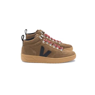 Roraima Suede High Top Trainers - Brown Black