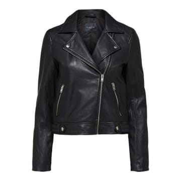 Black Katie Leather Jacket