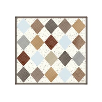 Quilted Aya Wall Rug, Large