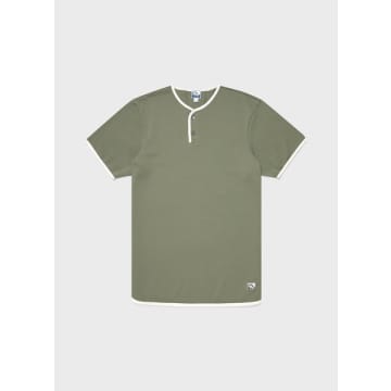T-shirt X Paul Weller Henley - Sauge foncé