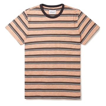 Heritage Stripe T-Shirt Orange Streifen