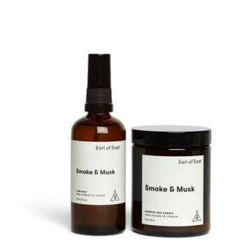 Candle + Home Mist Duo Gift Set Smoke Musk