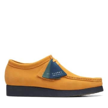 Wallabee Yellow & Blue Suede