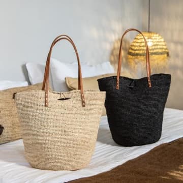 Le Voyage En Panier Basket In Black | ModeSens