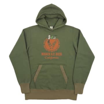 Buzz Rickson Hooded Sweat Peanuts Br69074 In Green | ModeSens