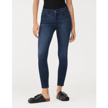 Dl1961 Farrow Skinny High Rise Jeans Dark Indigo