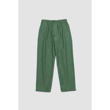 Auralee Finx Tussah Chambray Easy Pants Light Green | ModeSens
