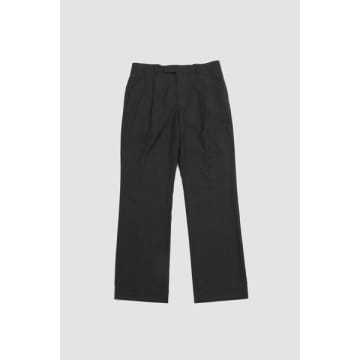 Auralee Super Fine Tropical Wool Slacks Top Charcoal | ModeSens