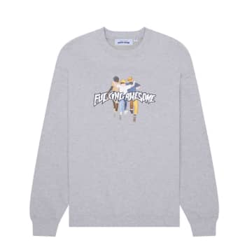 Fucking Awesome The Kids All Right Crew Sweatshirt In Grey | ModeSens