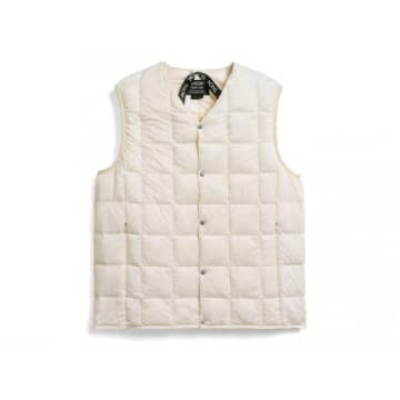 Taion Gilet V-neck Down Off White | ModeSens